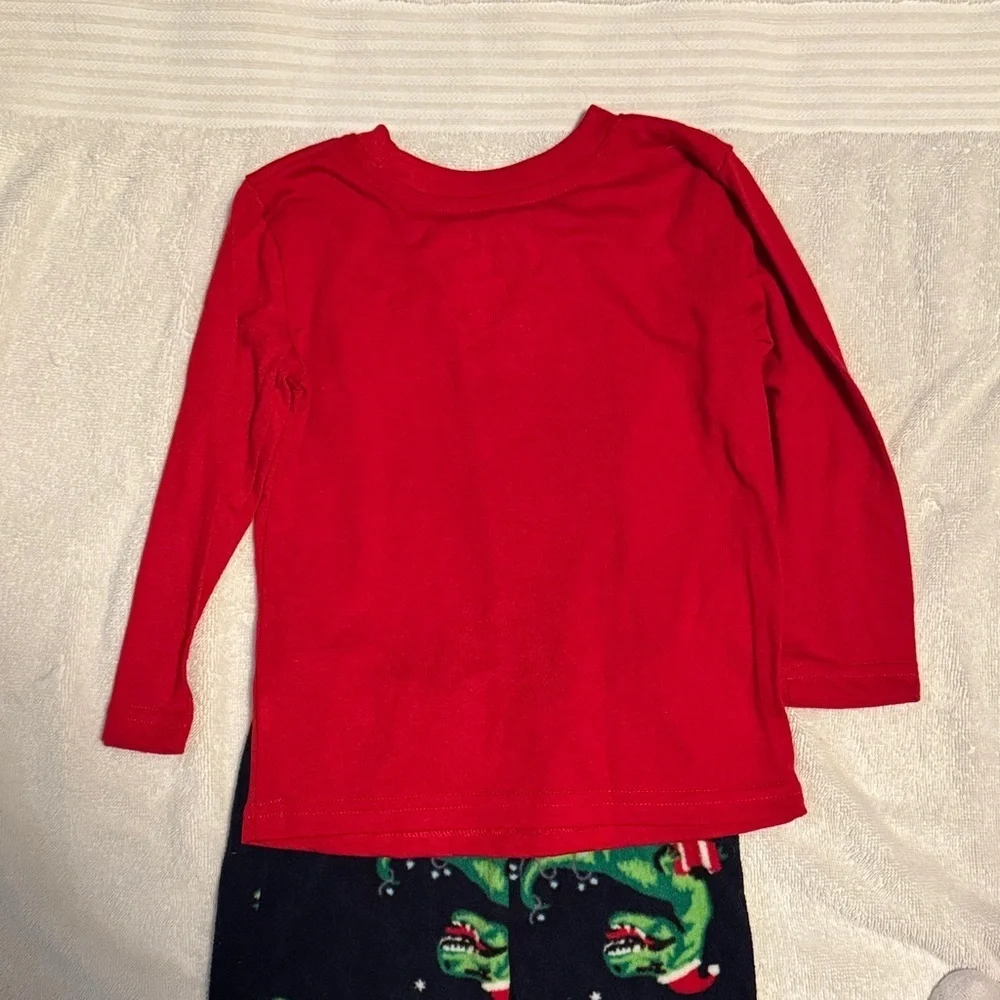 Christmas Dinosaur Kids Pajamas